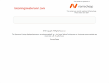 Tablet Screenshot of bloomingcreationsmn.com